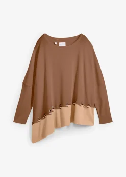 Jersey de punto fino tipo poncho Mujer Jerséis|Ropa De Punto
