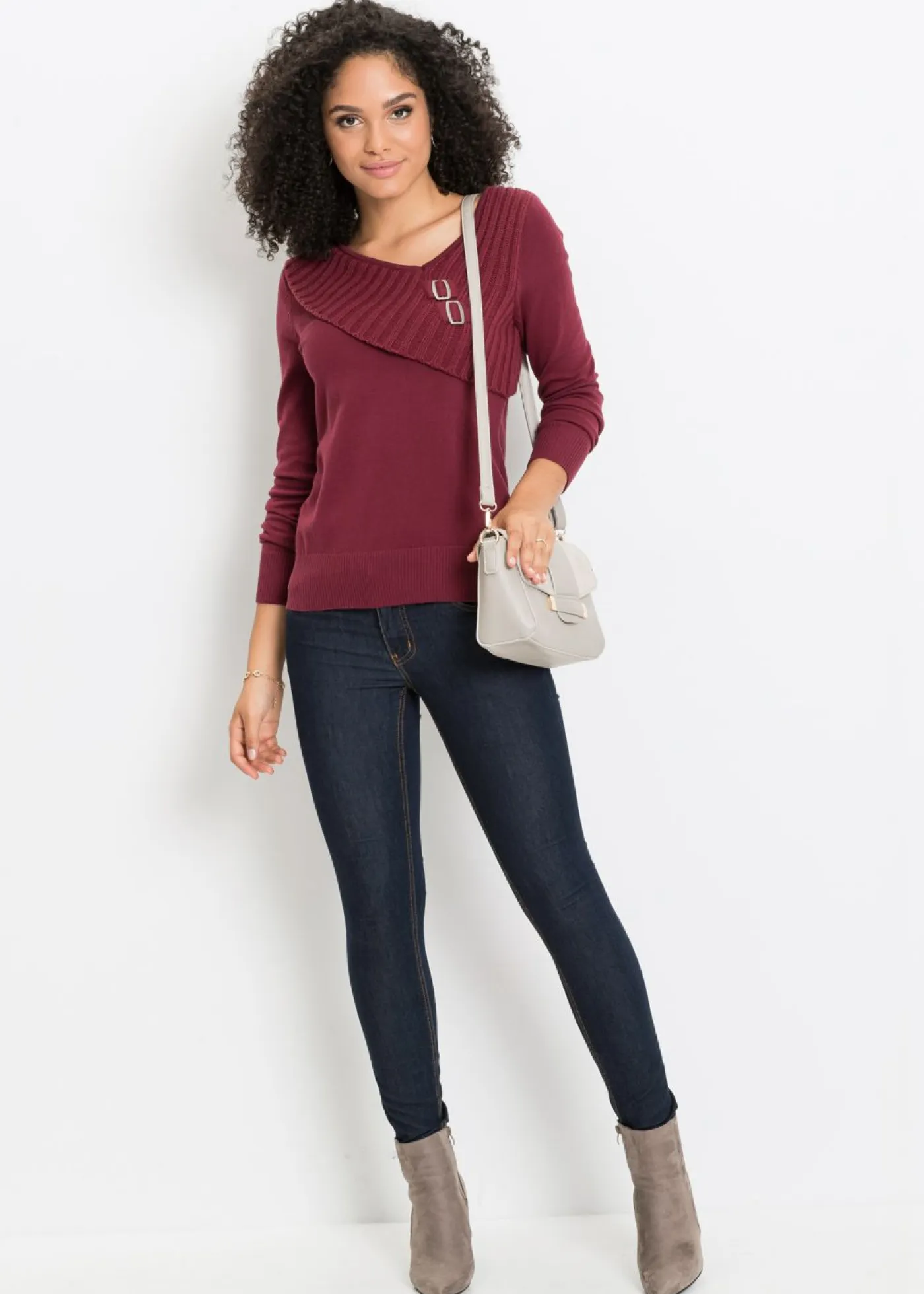 Discount Jersey de punto fino y mezcla de algodón Mujer Jerséis|Ropa De Punto