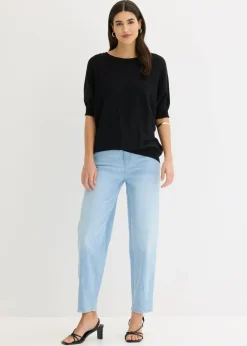 New Jersey de punto fino y mezcla de algodón Mujer Jerséis|Novedades