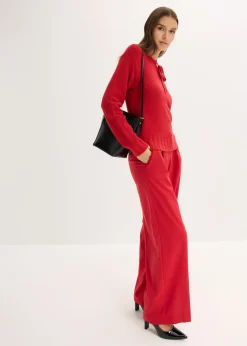 Hot Jersey de punto grueso con cordón Mujer Jerséis|Ropa De Punto