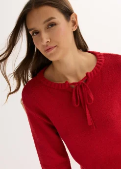 Hot Jersey de punto grueso con cordón Mujer Jerséis|Ropa De Punto