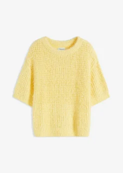 New Jersey de punto grueso con hilo suave Mujer Jerséis|Ropa De Punto