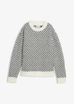 Hot Jersey de punto grueso con mezcla de lana Mujer Esenciales|Jerséis