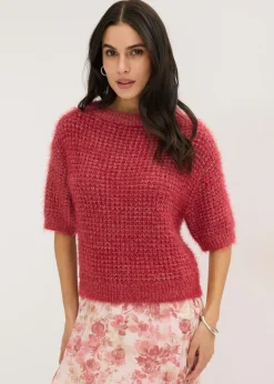 Online Jersey de punto grueso con hilo suave Mujer Jerséis|Ropa De Punto
