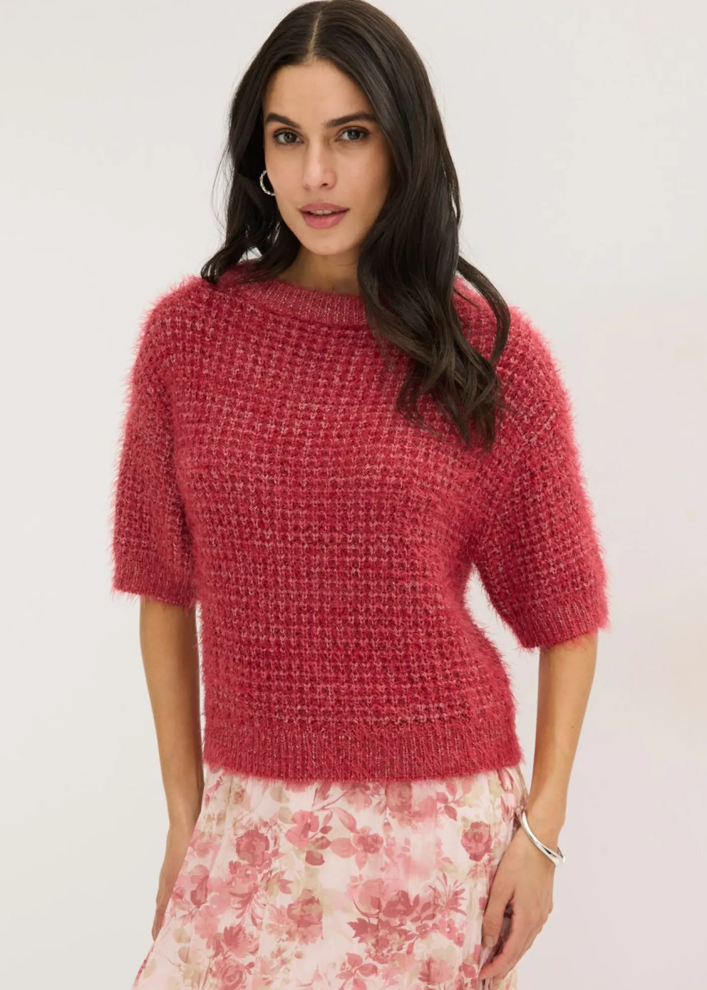 Online Jersey de punto grueso con hilo suave Mujer Jerséis|Ropa De Punto