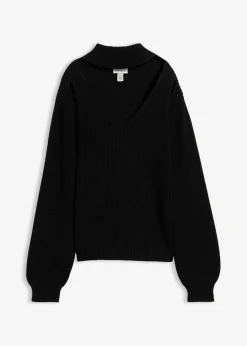 Best Jersey de punto grueso con aberturas Mujer Jerséis|Ropa De Punto