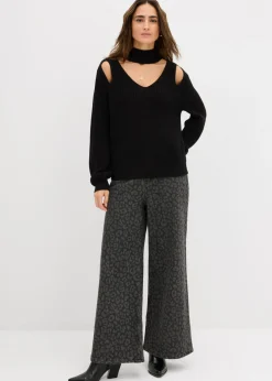 Best Jersey de punto grueso con aberturas Mujer Jerséis|Ropa De Punto