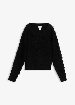 Discount Jersey de punto grueso con flecos Mujer Jerséis|Ropa De Punto