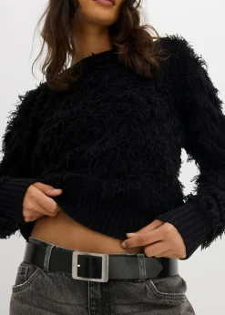 Discount Jersey de punto grueso con flecos Mujer Jerséis|Ropa De Punto