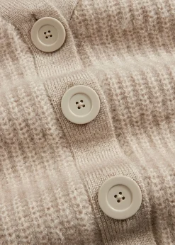 Clearance Jersey de punto grueso de canalé con efecto brillante Mujer Jerséis|Ropa De Punto