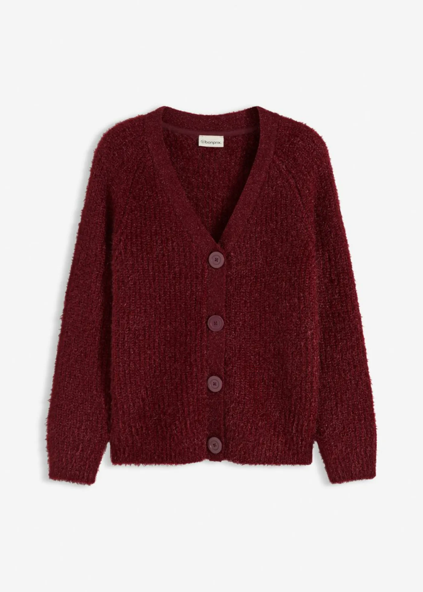 Hot Jersey de punto grueso de canalé con efecto brillante Mujer Jerséis|Ropa De Punto
