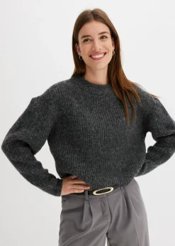 Sale Jersey de punto grueso de mezcla de lana suave Mujer Jerséis|Ropa De Punto