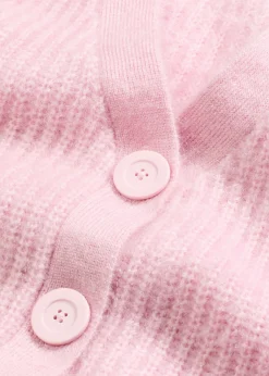 Jersey de punto grueso de canalé con efecto brillante Mujer Jerséis|Ropa De Punto