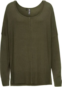 Discount Jersey de punto oversize en mezcla de viscosa Mujer Jerséis|Ropa De Punto
