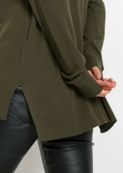 Discount Jersey de punto oversize en mezcla de viscosa Mujer Jerséis|Ropa De Punto