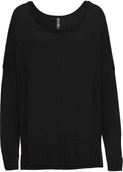 Sale Jersey de punto oversize en mezcla de viscosa Mujer Jerséis|Ropa De Punto