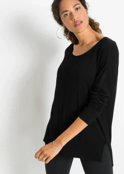 Sale Jersey de punto oversize en mezcla de viscosa Mujer Jerséis|Ropa De Punto