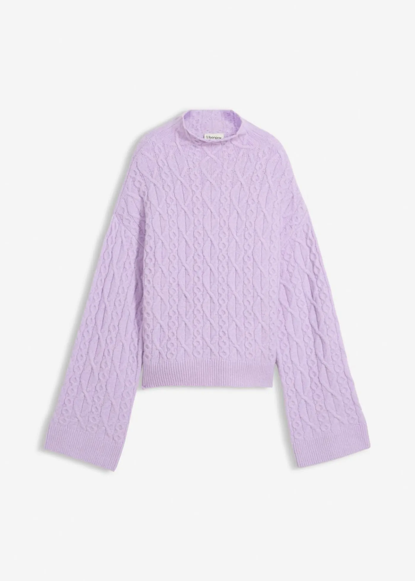 New Jersey de punto trenzado Mujer Jerséis|Ropa De Punto