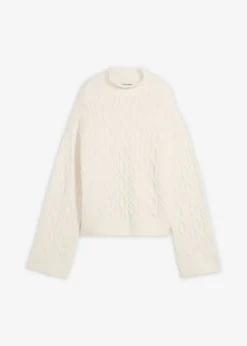 Hot Jersey de punto trenzado Mujer Jerséis|Ropa De Punto