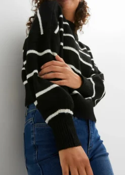 Clearance Jersey de rayas con corte holgado Mujer Jerséis|Ropa De Punto