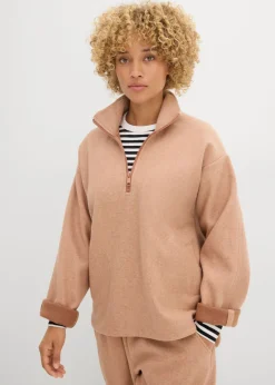 Clearance Jersey holgado con aspecto de lana Mujer Ropa Cómoda