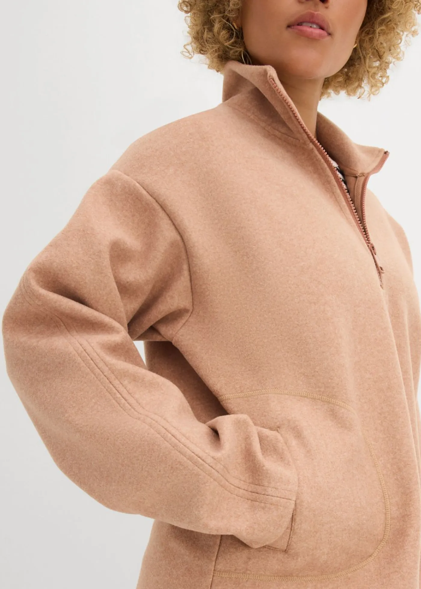 Clearance Jersey holgado con aspecto de lana Mujer Ropa Cómoda