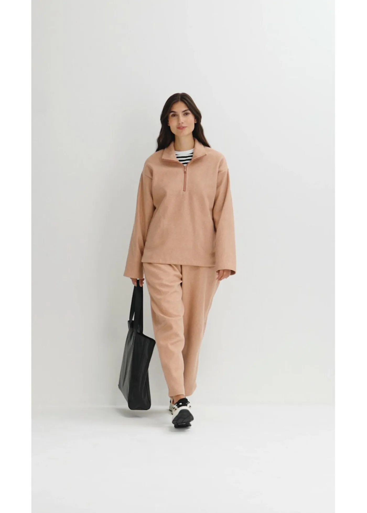 Clearance Jersey holgado con aspecto de lana Mujer Ropa Cómoda