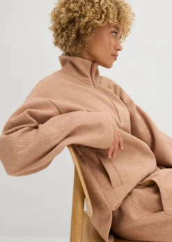 Clearance Jersey holgado con aspecto de lana Mujer Ropa Cómoda