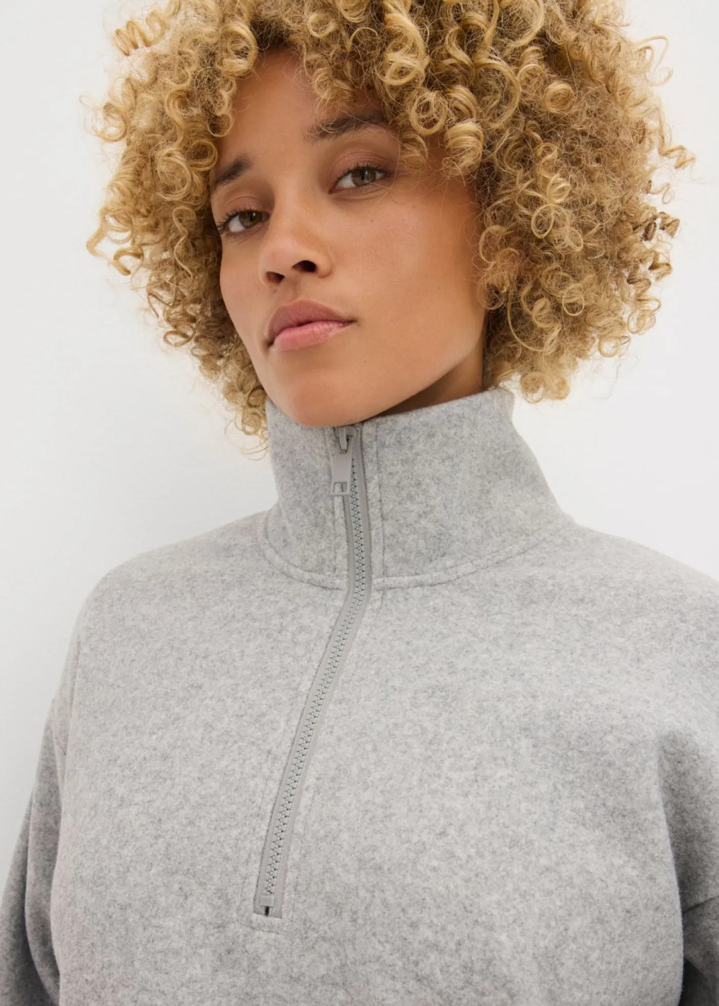 Sale Jersey holgado con aspecto de lana Mujer Ropa Cómoda