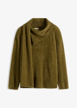 Sale Jersey holgado con chal Mujer Jerséis|Ropa De Punto