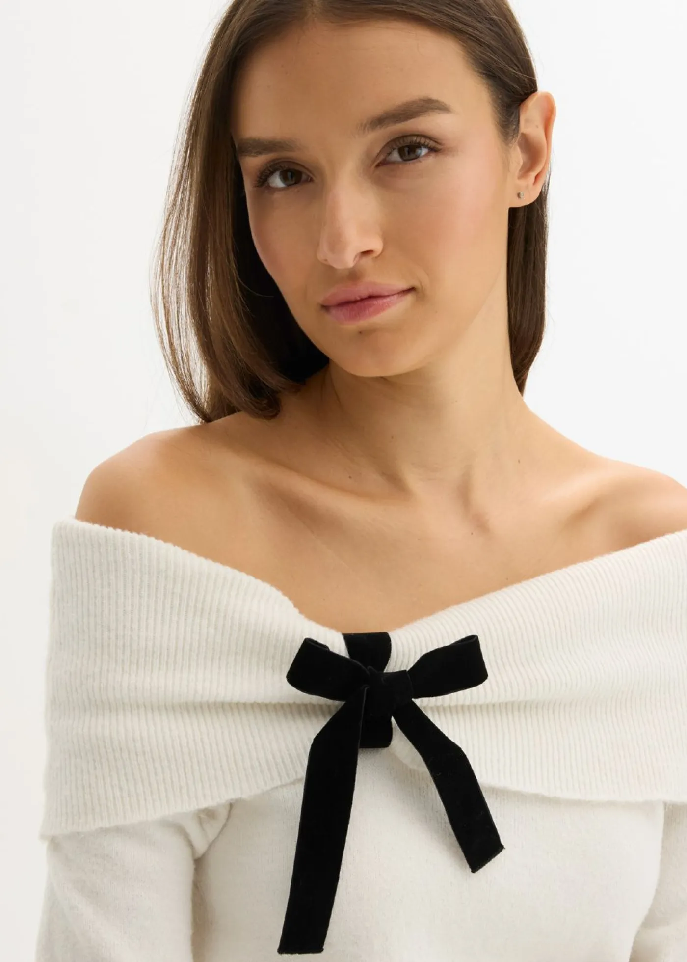 New Jersey holgado con escote bañera Mujer Jerséis|Ropa De Punto