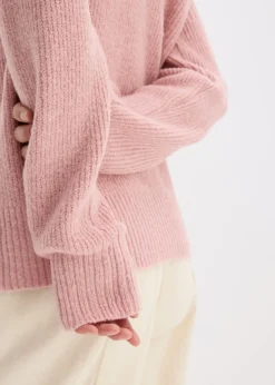 New Jersey holgado con escote en V Mujer Jerséis|Ropa De Punto