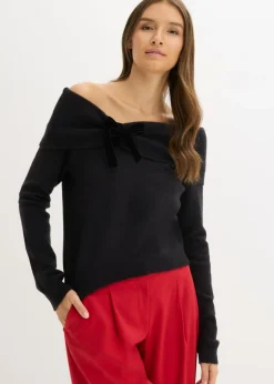 Discount Jersey holgado con escote bañera Mujer Jerséis|Ropa De Punto