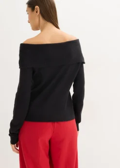 Discount Jersey holgado con escote bañera Mujer Jerséis|Ropa De Punto