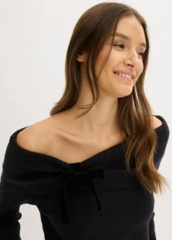 Discount Jersey holgado con escote bañera Mujer Jerséis|Ropa De Punto