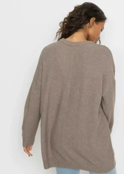 Discount Jersey holgado con patrón trenzado Mujer Jerséis|Ropa De Punto