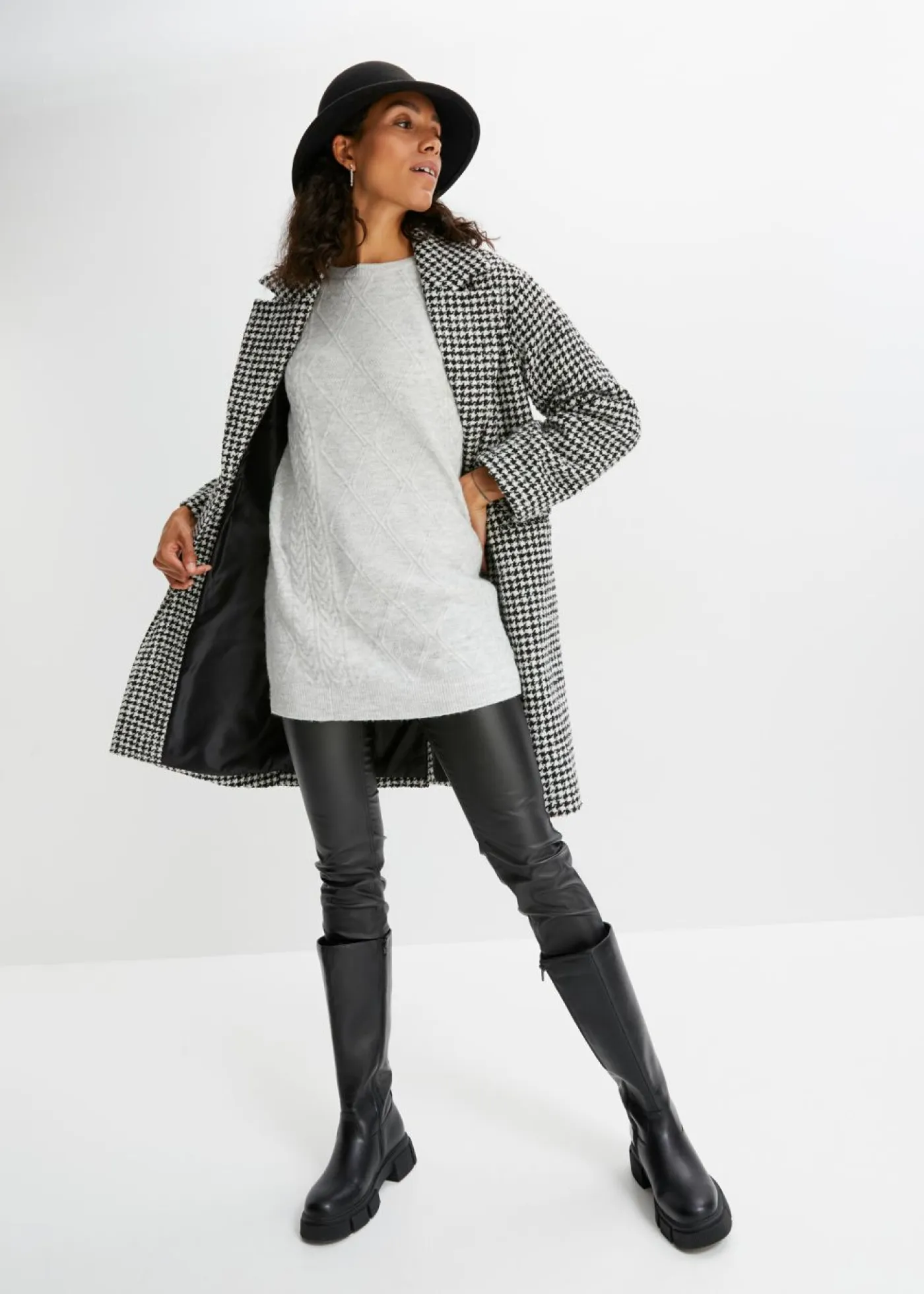 Discount Jersey holgado con patrón trenzado Mujer Jerséis|Ropa De Punto