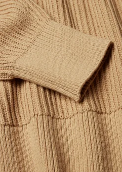Outlet Jersey holgado de algodón puro Mujer Jerséis|Ropa De Punto