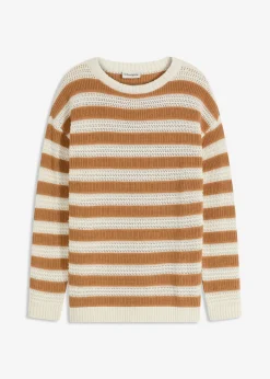 Hot Jersey holgado de algodón puro Mujer Jerséis|Ropa De Punto