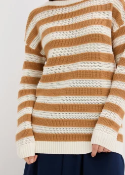 Hot Jersey holgado de algodón puro Mujer Jerséis|Ropa De Punto