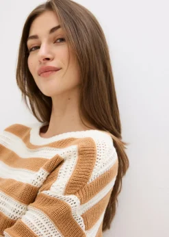 Hot Jersey holgado de algodón puro Mujer Jerséis|Ropa De Punto