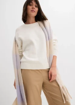 Best Jersey holgado de algodón puro Mujer Básicos|Jerséis