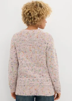 Clearance Jersey holgado de hilo espeso Mujer Jerséis|Ropa De Punto