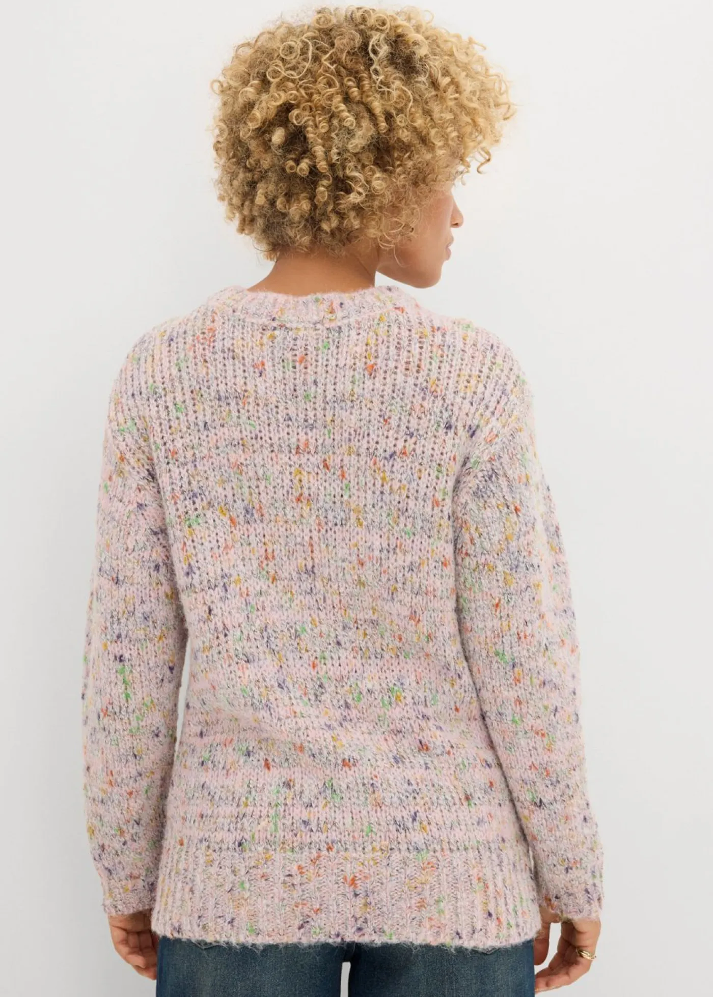 Clearance Jersey holgado de hilo espeso Mujer Jerséis|Ropa De Punto