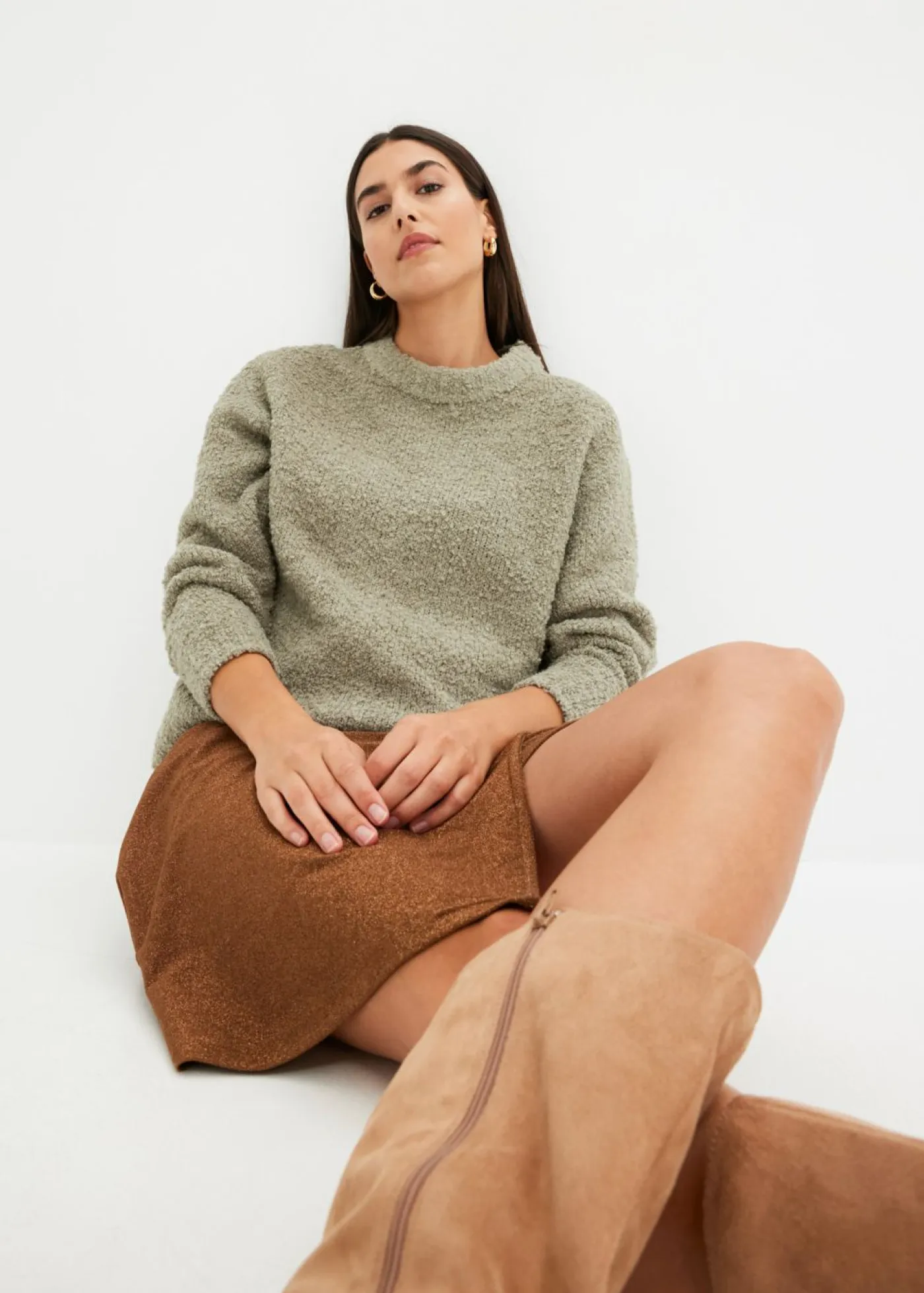 Best Jersey holgado de hilo suave Mujer Jerséis|Ropa De Punto