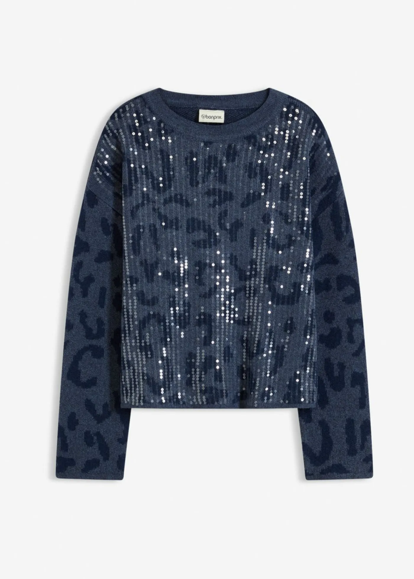 Best Jersey holgado de jacquard con lentejuelas Mujer Jerséis|Ropa De Punto