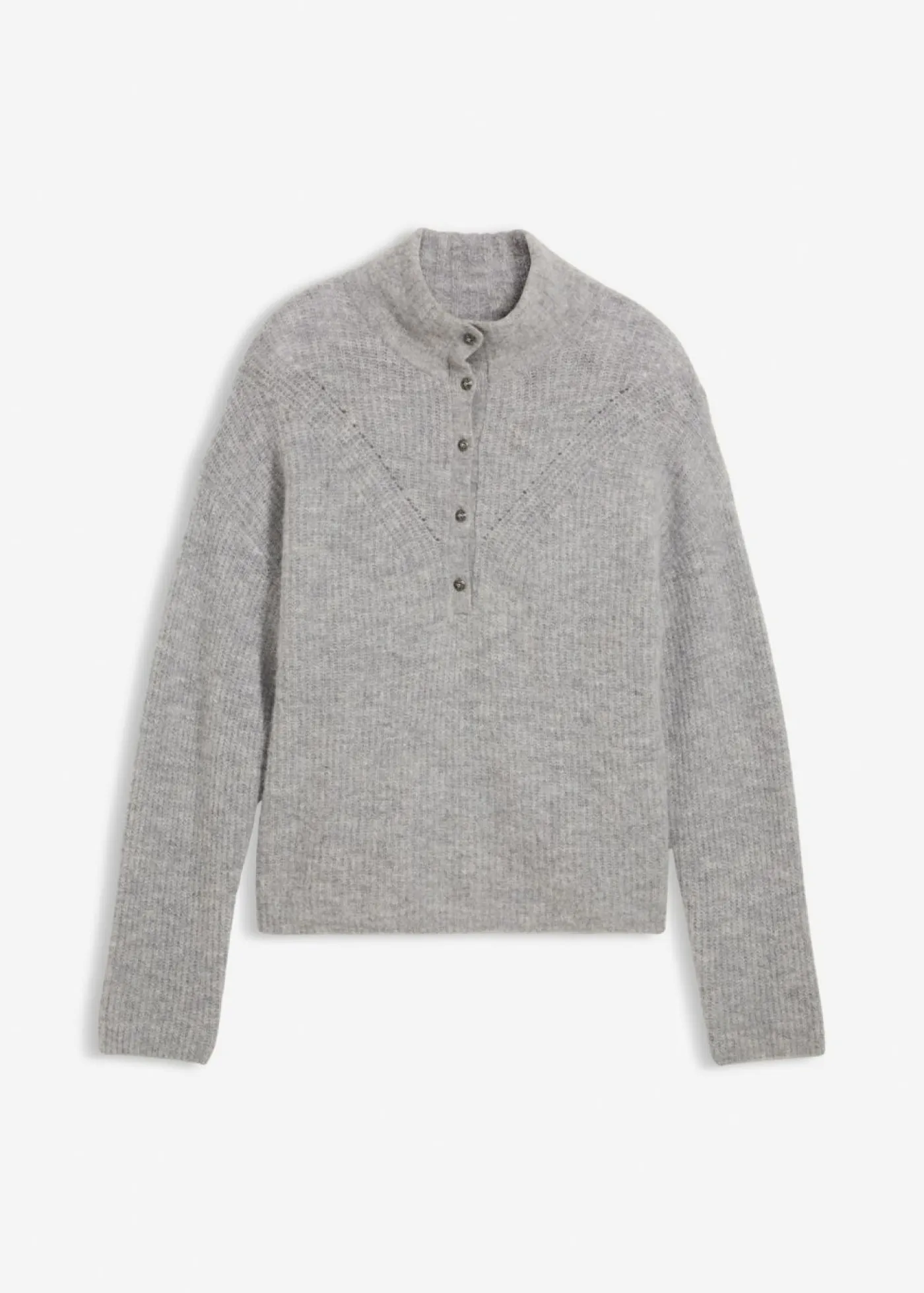 Jersey holgado de lana con alpaca Mujer Premium|Jerséis