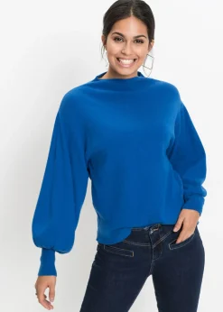 Hot Jersey holgado de mezcla de viscosa Mujer Jerséis|Ropa De Punto