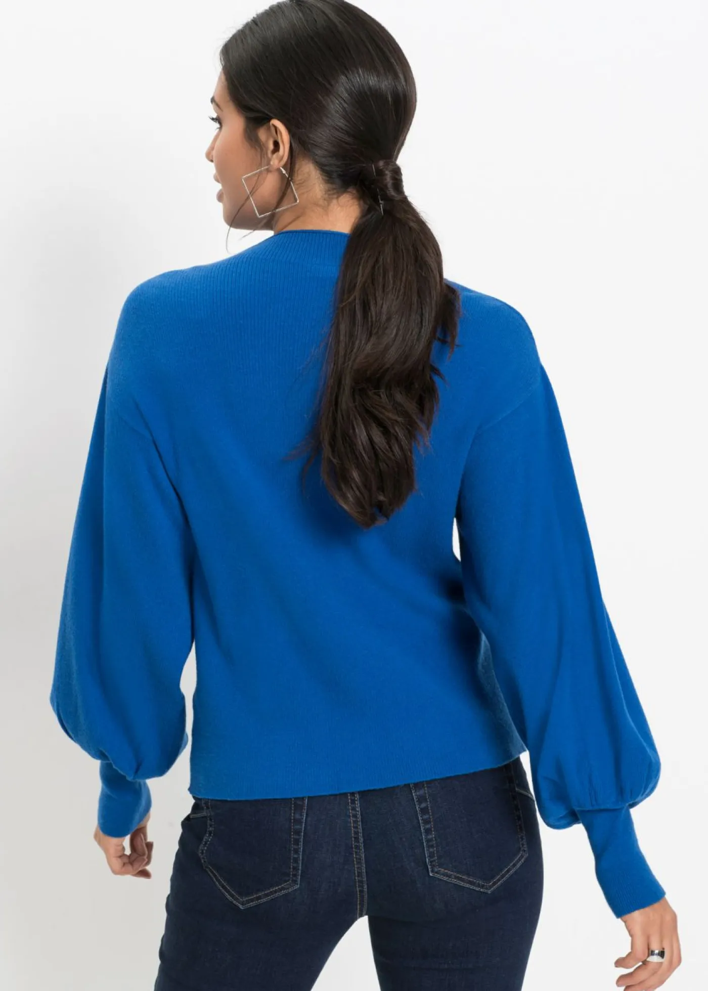 Hot Jersey holgado de mezcla de viscosa Mujer Jerséis|Ropa De Punto