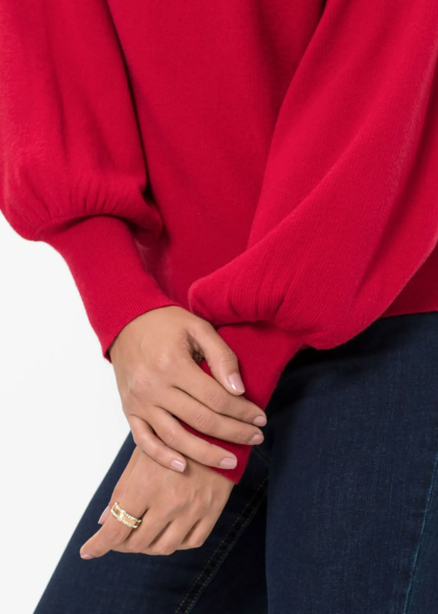 Best Jersey holgado de mezcla de viscosa Mujer Jerséis|Ropa De Punto